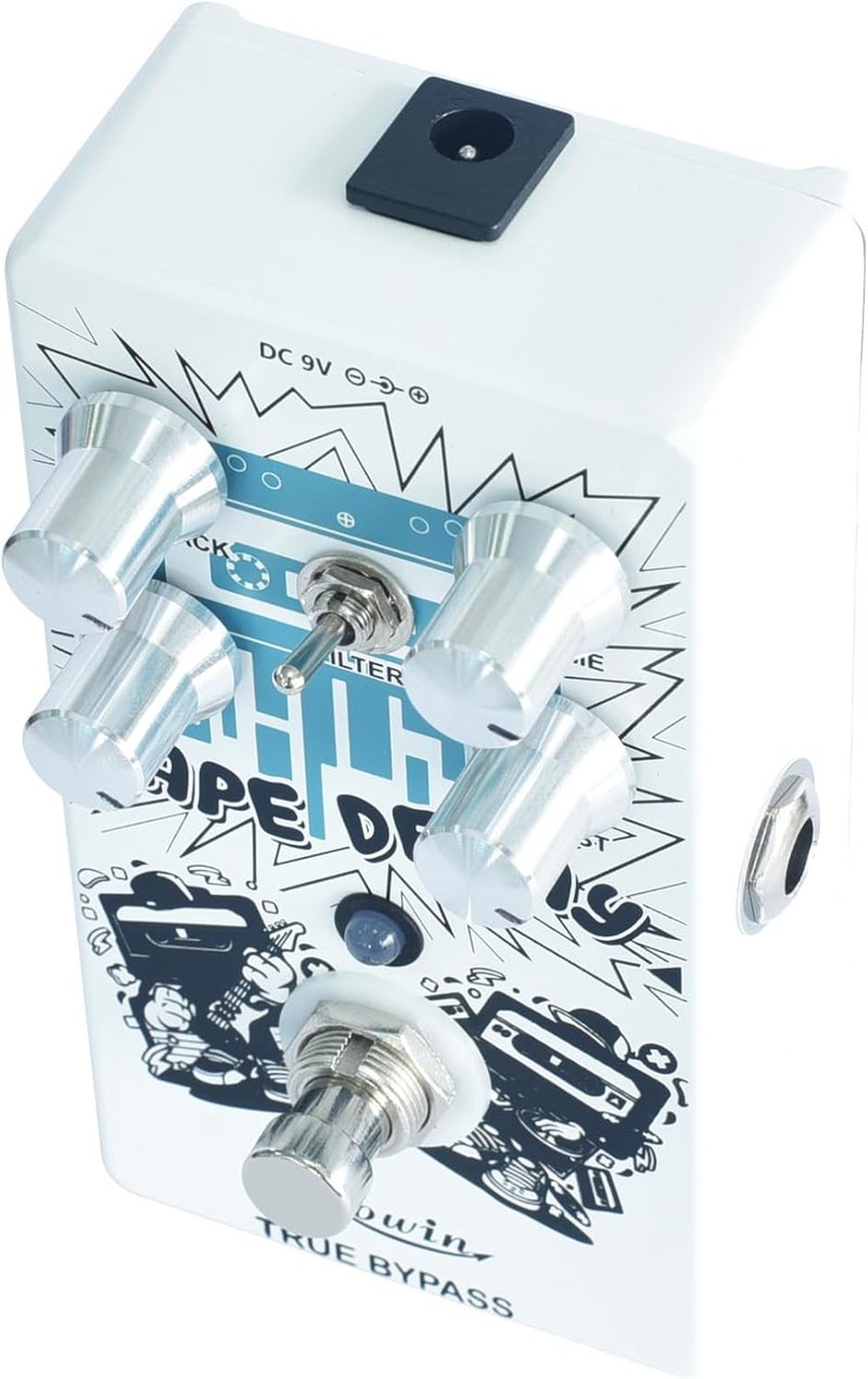 IOppWin Rowin RE-01 Digital Delay Guitar Pedal - Tape Delay Effects with Grainy Texture, Stereo Output, Super Buffer Circuit, and Vintage Warm Tone - Image 3